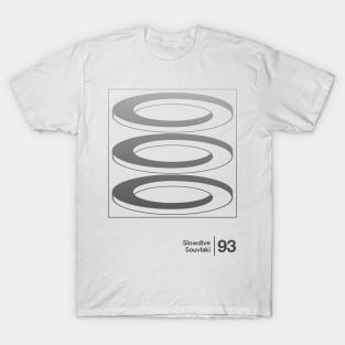 Slowdive - Souvlaki / Minimal Style Graphic Artwork T-Shirt